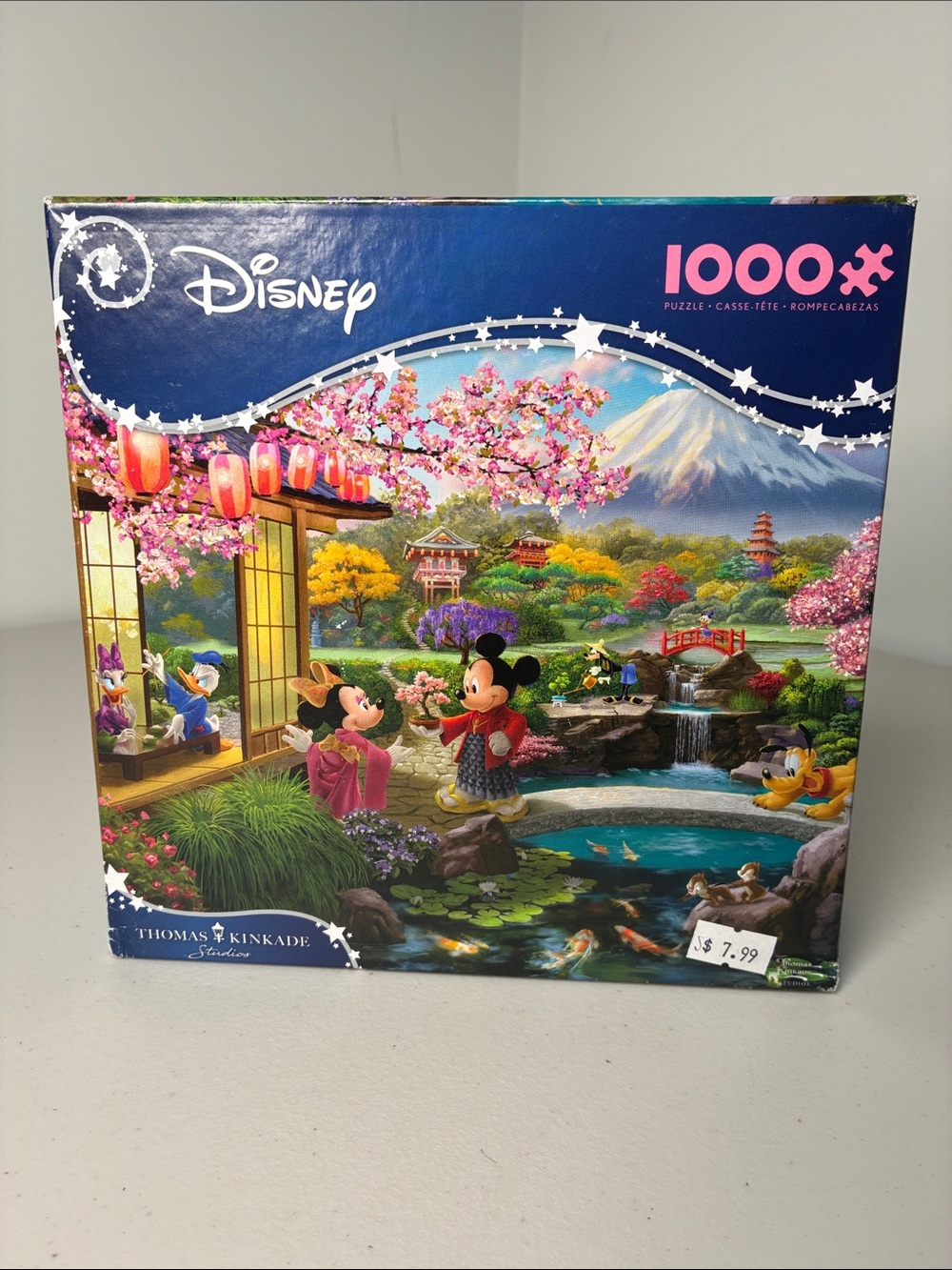 Disney Mickey & Friends 1000-Piece Puzzle - Blue, Pink, Green, Yellow